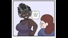 再生 Ebony Auntieは彼女の大きなお尻とBBW曲線で私の問題を修正します