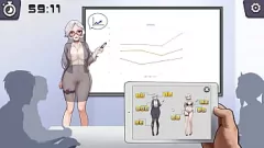 Odtwórz Publiczna rozgrywka hentai: srebrnowłowata dama jest intymna z wibratorem w wykładzie
